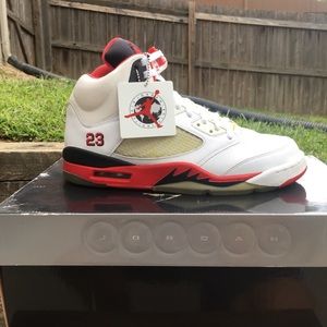 🔑Jordan 5 Fire Red 2006 Size 12
